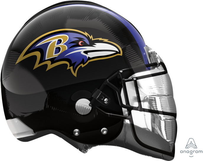 Baltimore Ravens Football Helmet PNG
