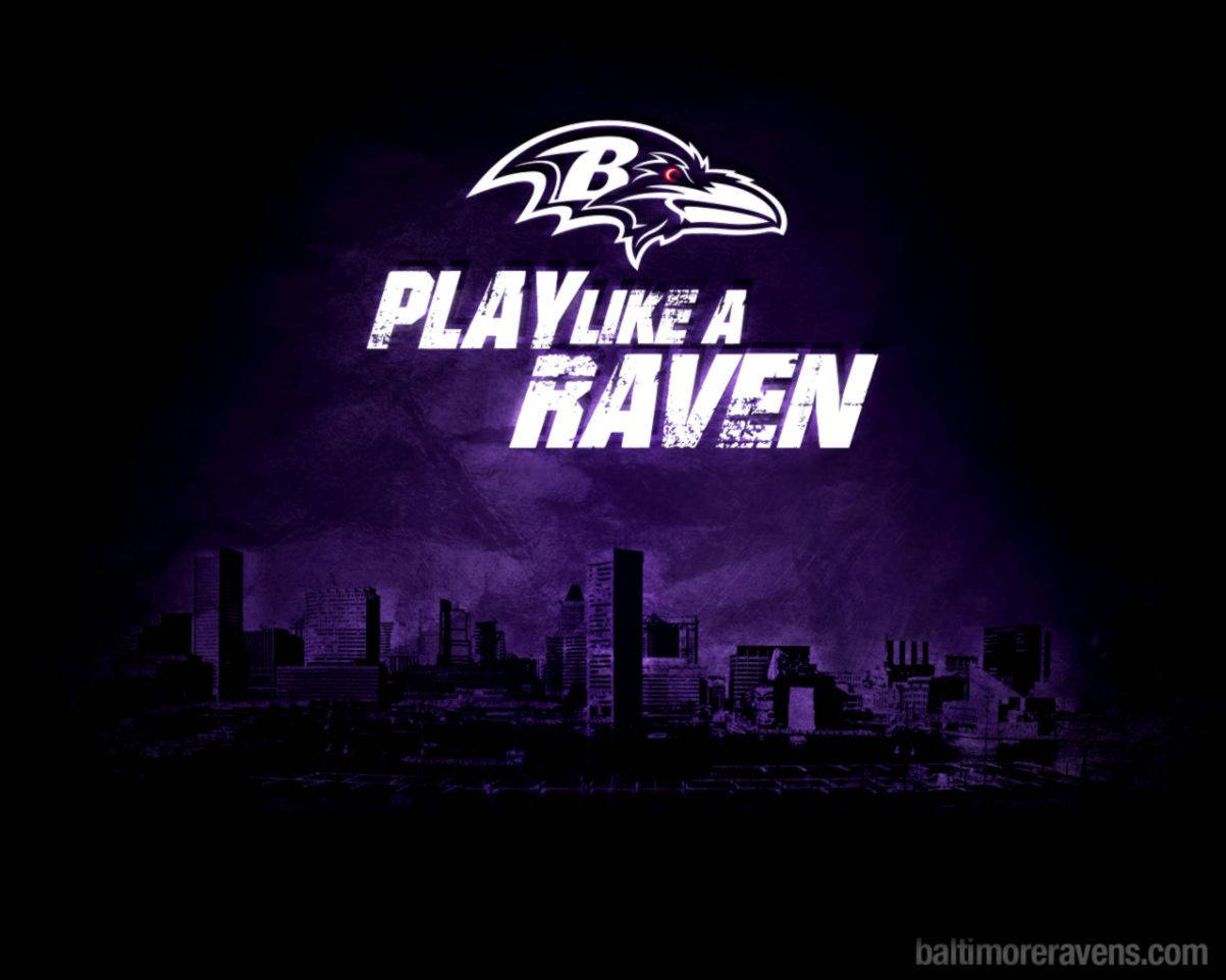Baltimore Ravens Football Team Poster Wallpaper