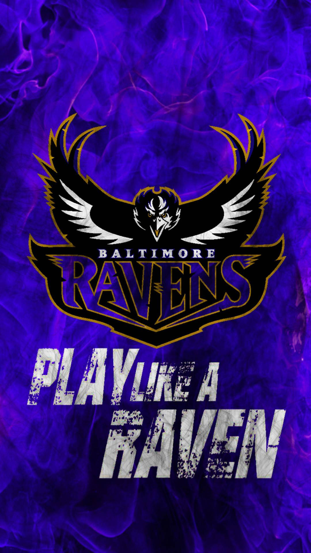 Vis dine rigtige farver med en Baltimore Ravens iPhone tapet. Wallpaper