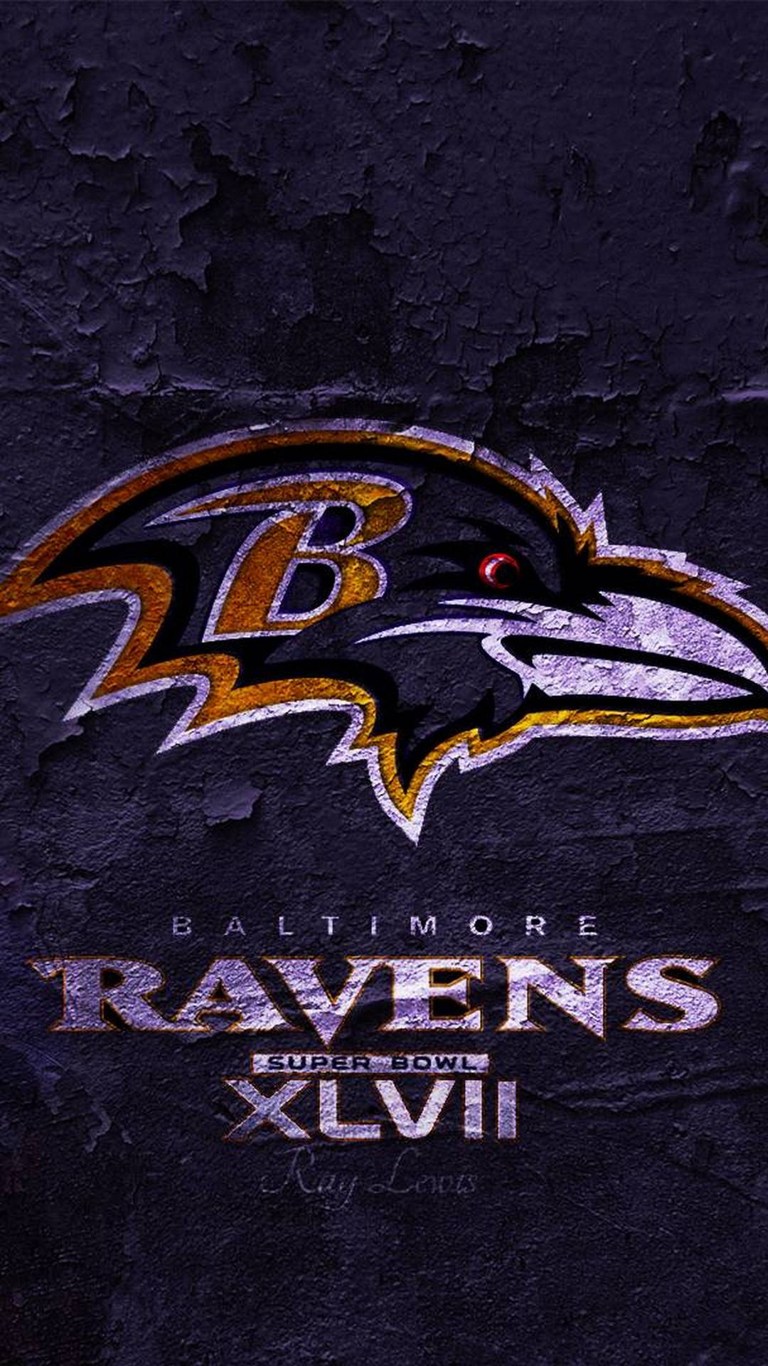 Vis din stolthed med Baltimore Ravens iPhone! Wallpaper