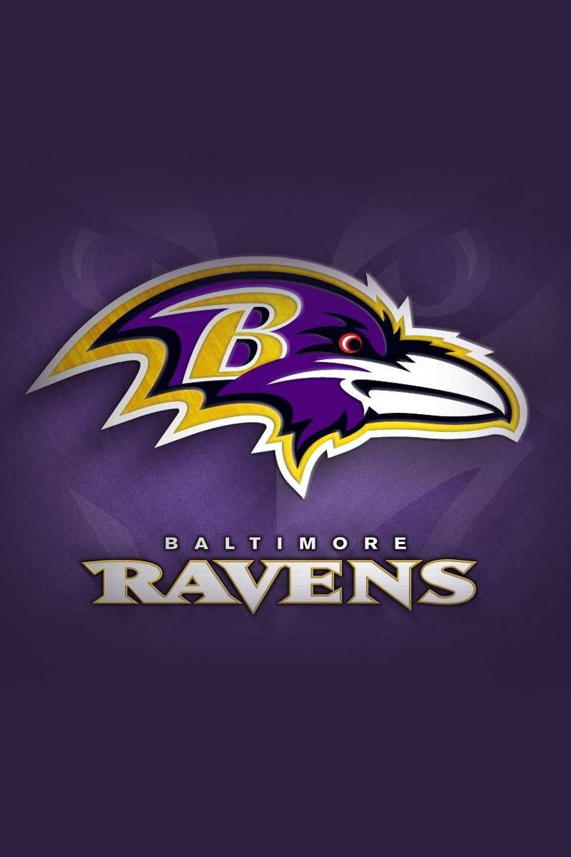 Klar til at flyve med Baltimore Ravens iPhone Wallpaper