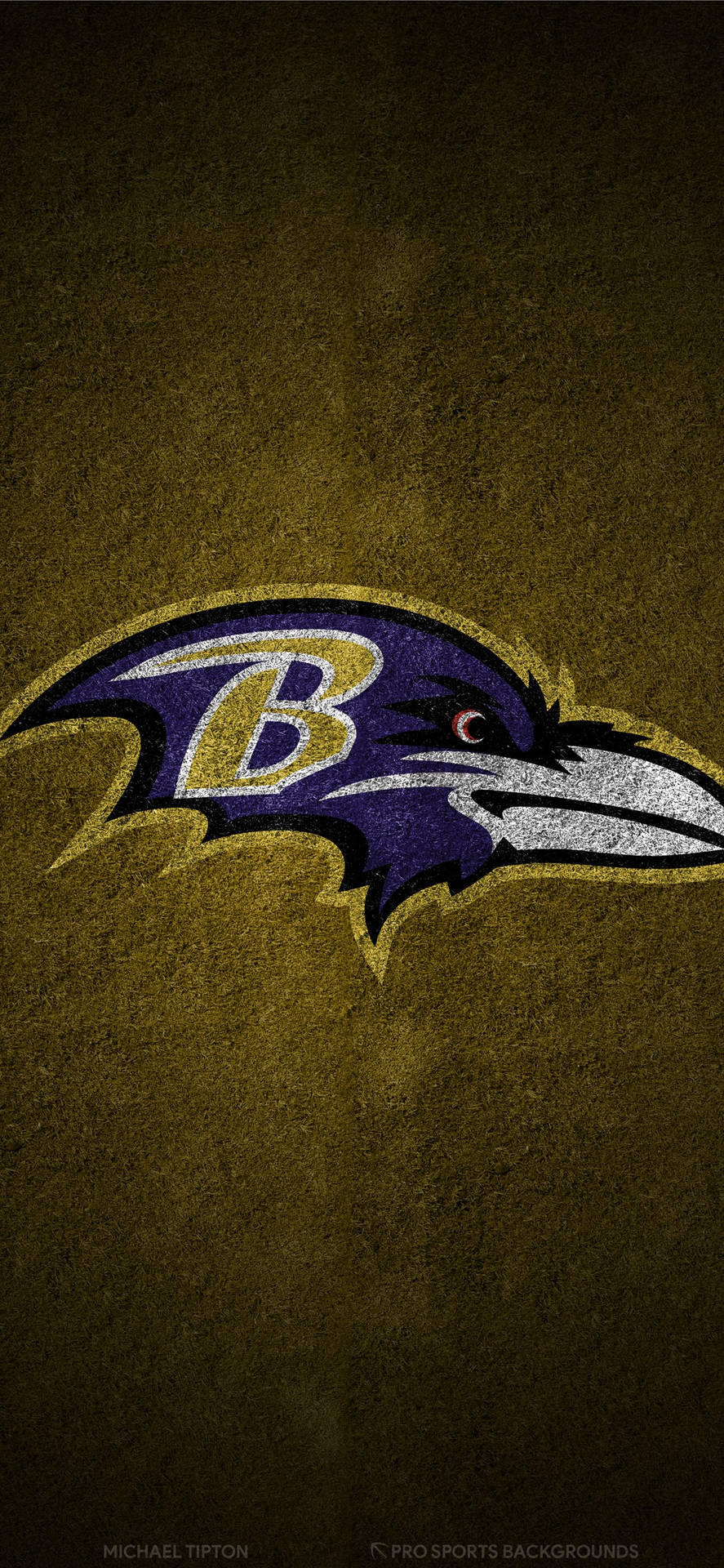 Mostrail Tuo Supporto Per I Baltimore Ravens Con Uno Sfondo Per Iphone. Sfondo