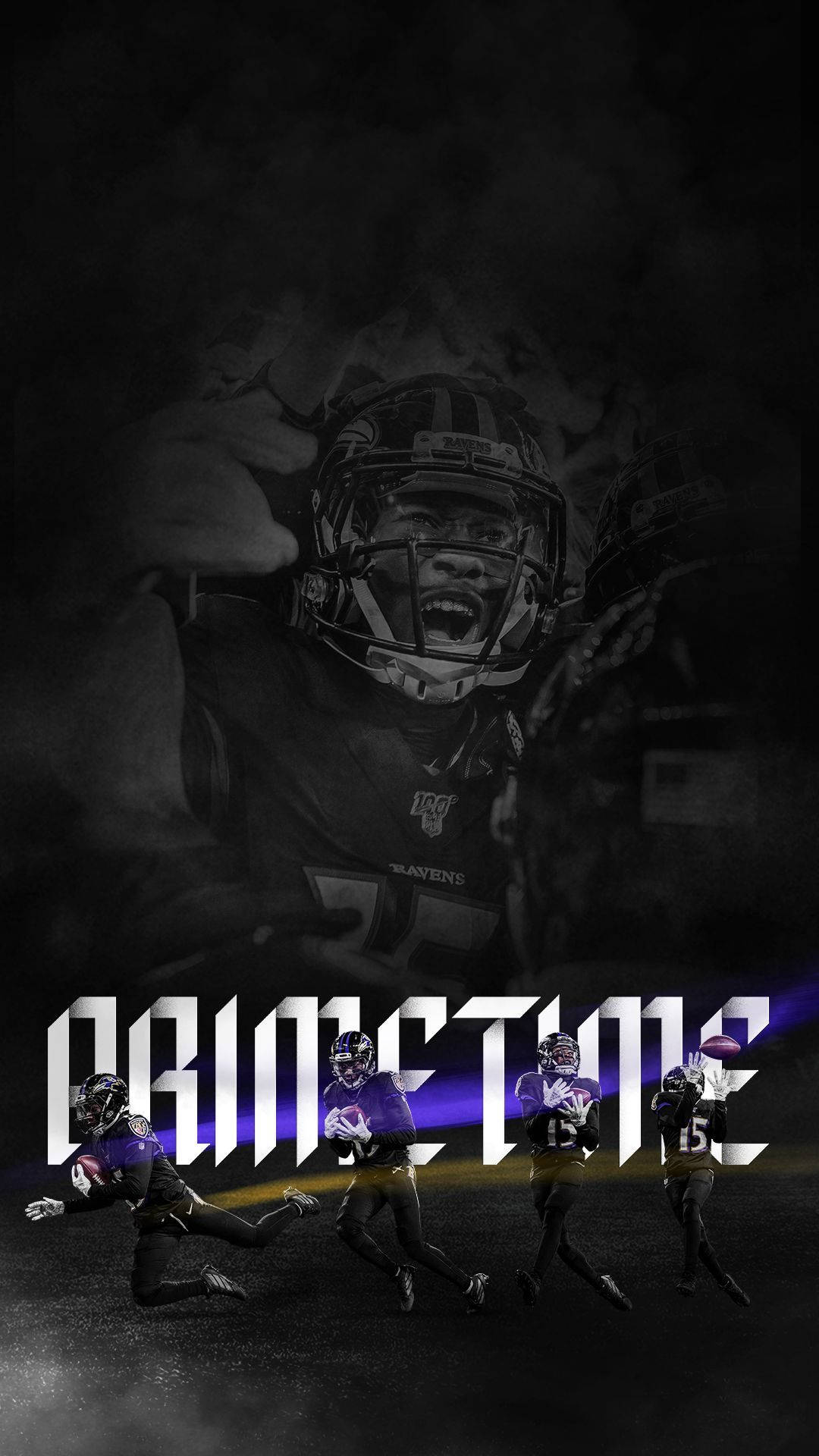 Baltimore Ravens Gametime Poster Iphone Wallpaper