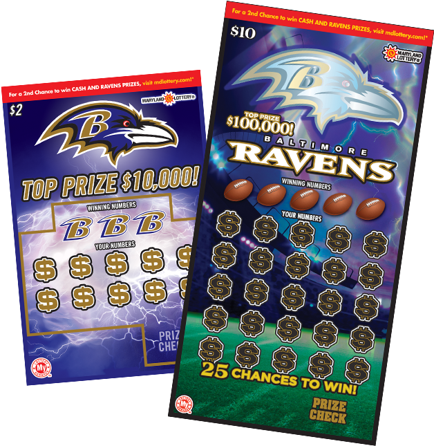 Baltimore Ravens Lottery Tickets PNG