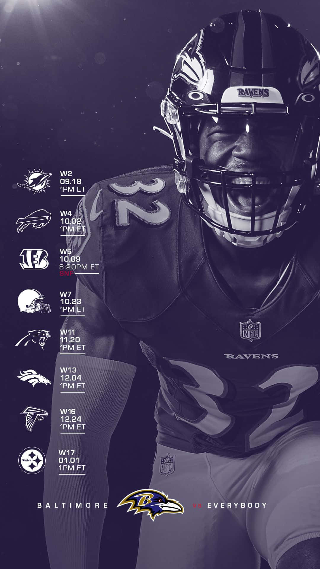 Baltimore Ravens Marcus Williams Poster Wallpaper