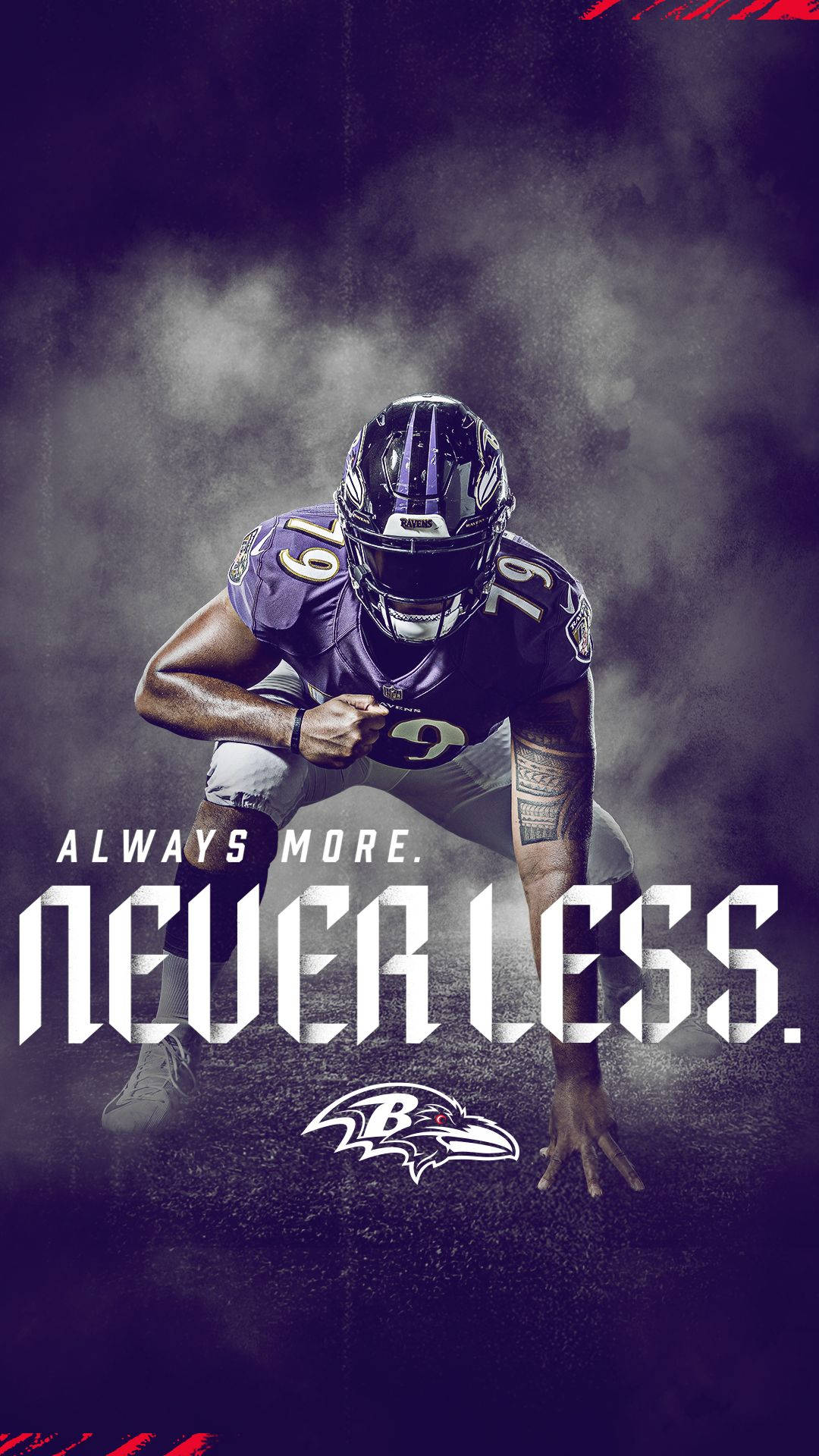 Baltimore Ravens Player Poster Wallpaper