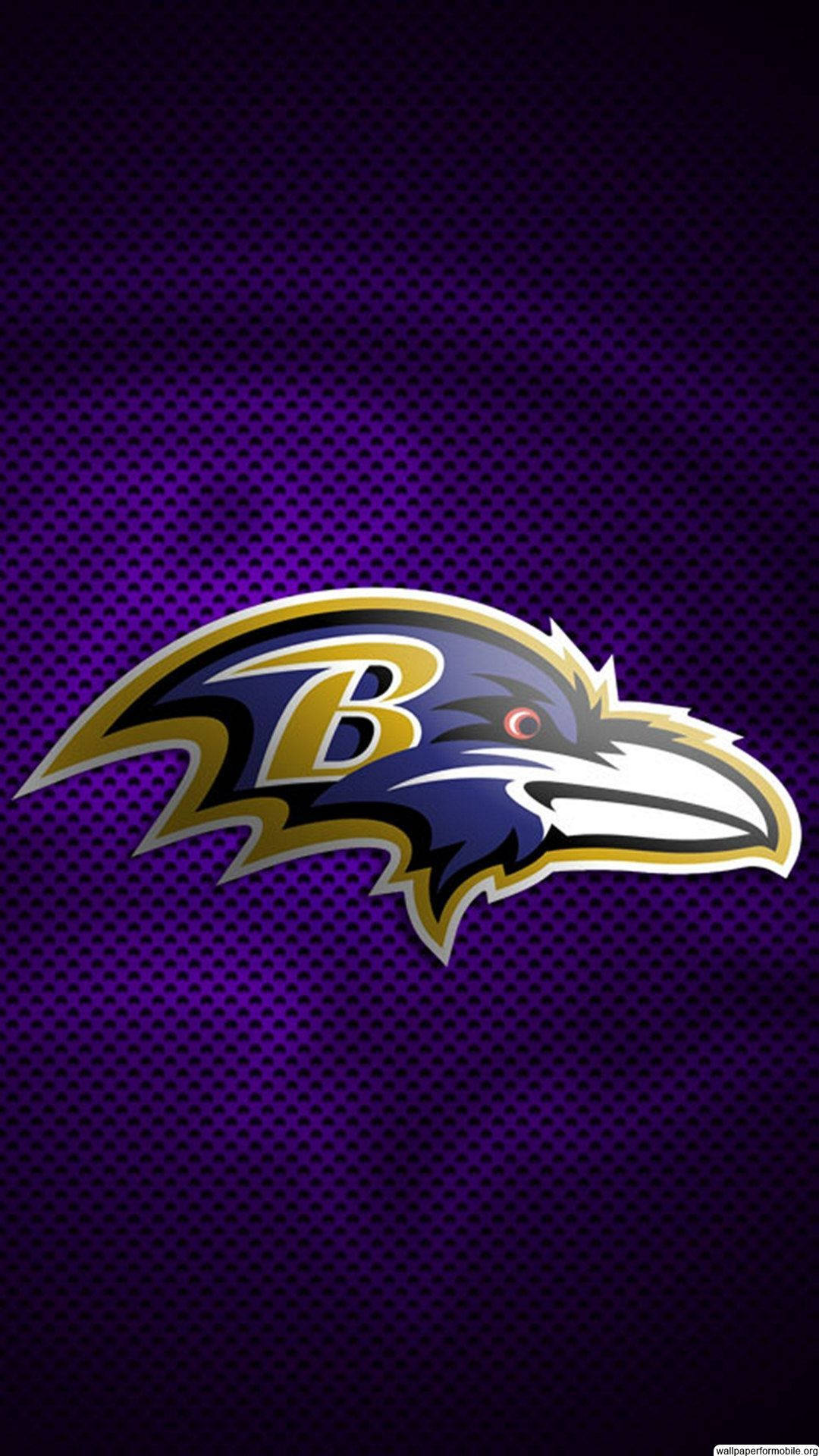 Baltimore Ravens Purple Jersey Logo Art Wallpaper