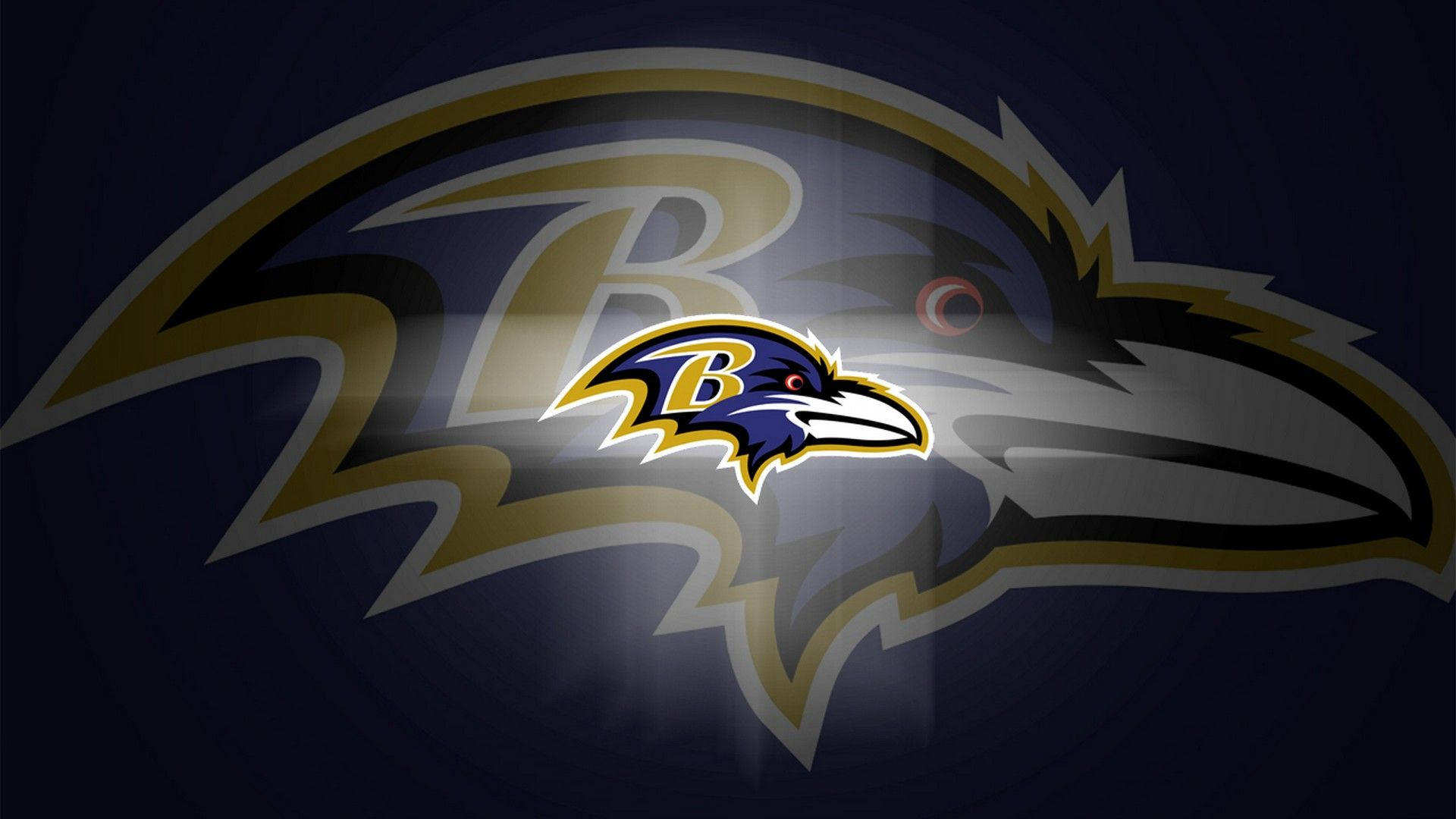 Baltimore Ravens Superimposed Logo Art