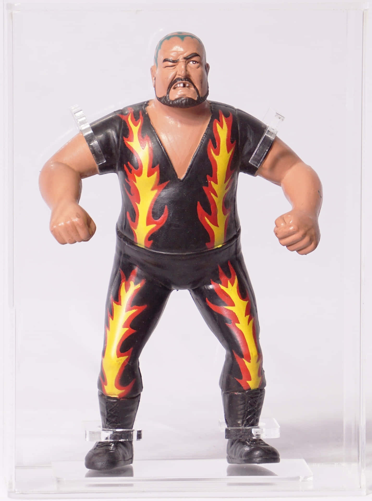 Bambam Bigelow Wwf Ljn Inspirerad Actionfigur - This Would Refer To A Computer Or Mobile Wallpaper Featuring An Image Of A Bam Bam Bigelow Action Figure Inspired By The World Wrestling Federation (wwf) Toy Line From Ljn. Wallpaper