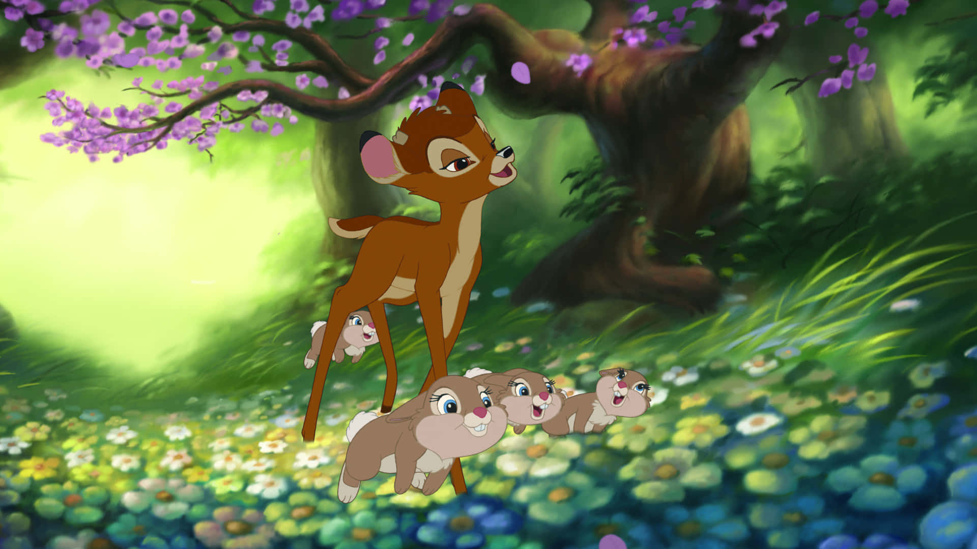 Disney'sanimerade Klassiker Bambi Förblir En Tidlös Klassiker.