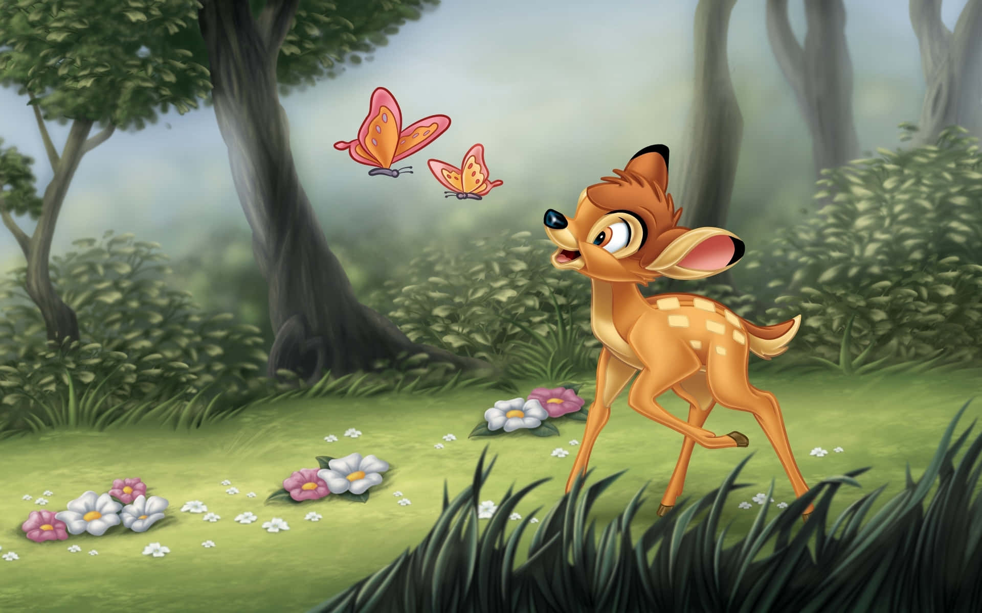 Erlebensie Eine Welt Der Verzauberung Mit Bambi.