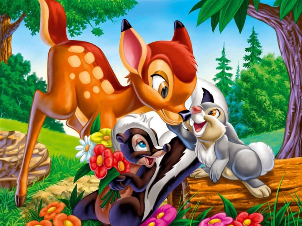 Bambi,en Älskad Disney-klassiker Om En Ung Rådjur, Fångar Hjärtat Hos Både Barn Och Vuxna.