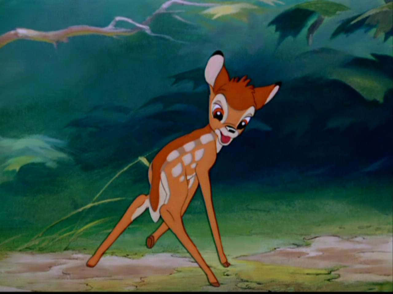 Bambi,den Elskede Disney-karakter, Er Klar Til At Udforske Skoven!