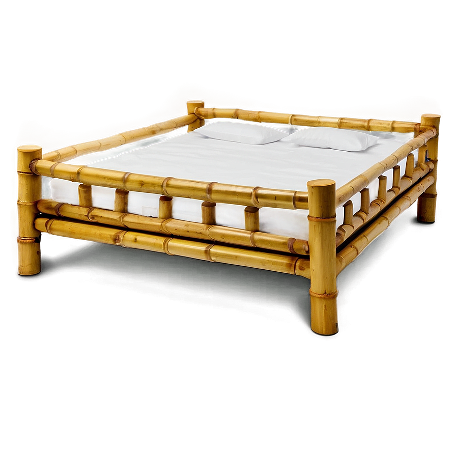 Download Bamboo Bed Eco Friendly Png 12