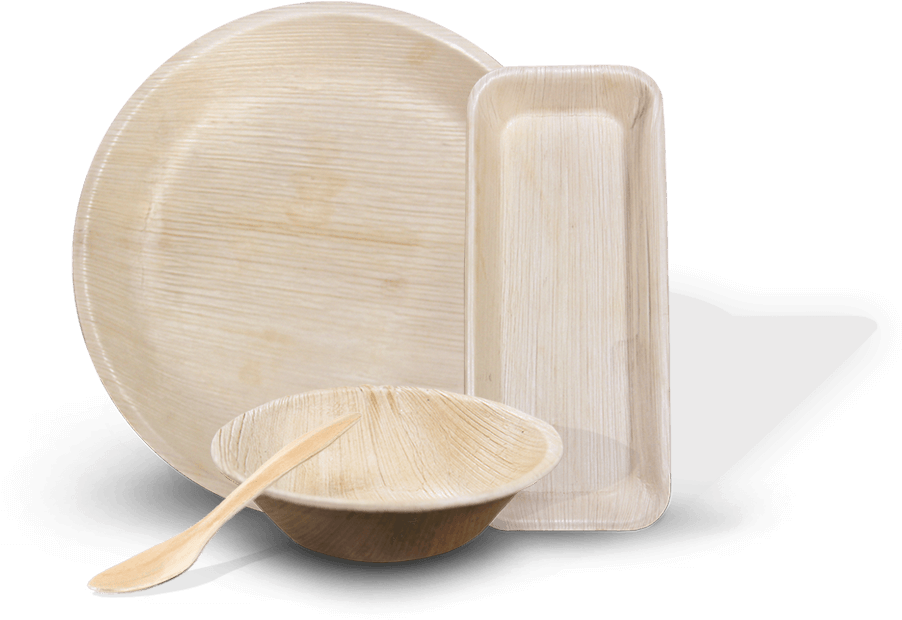 Bamboo Dinnerware Set Eco Friendly PNG