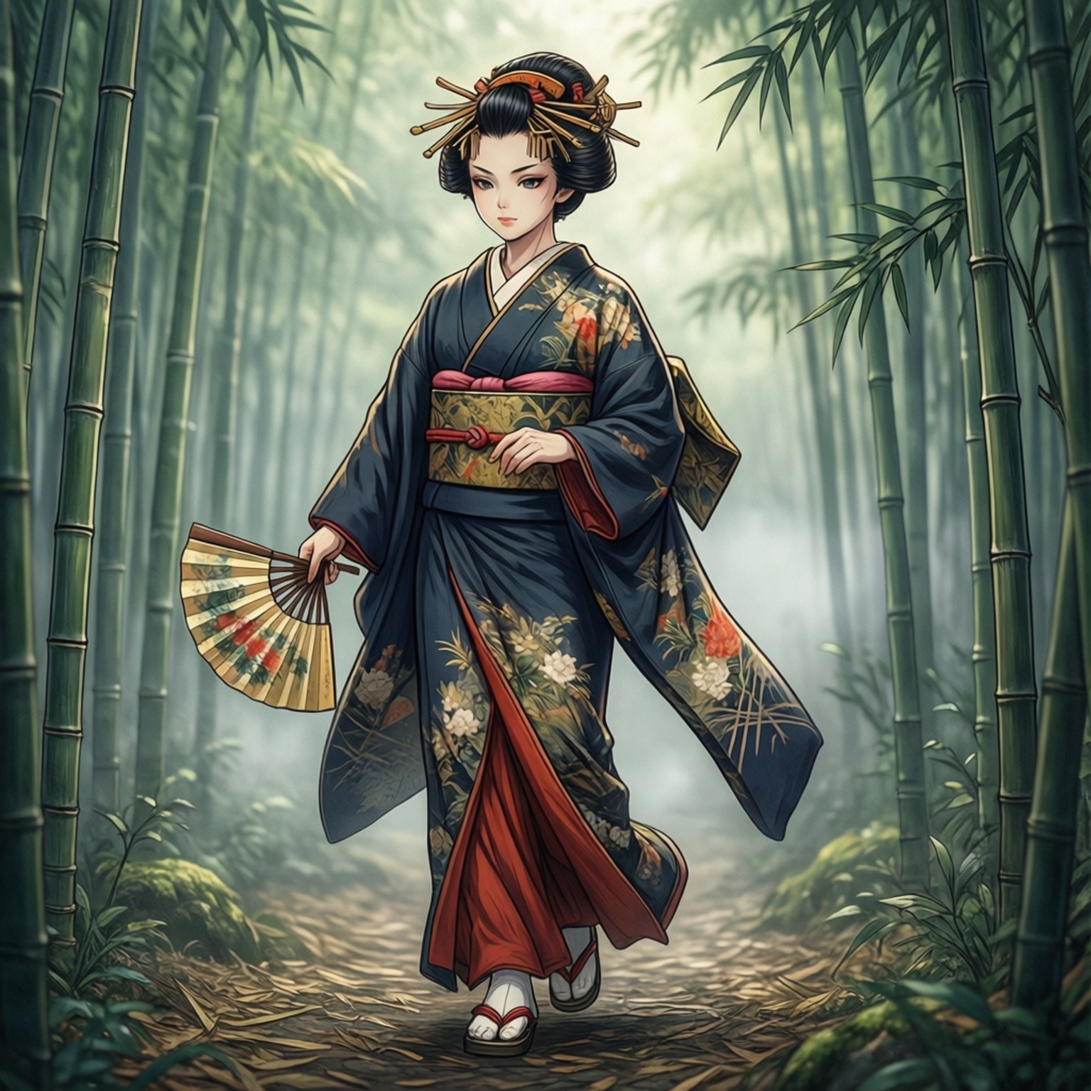 Bamboo Forest Elegance Taustakuvat
