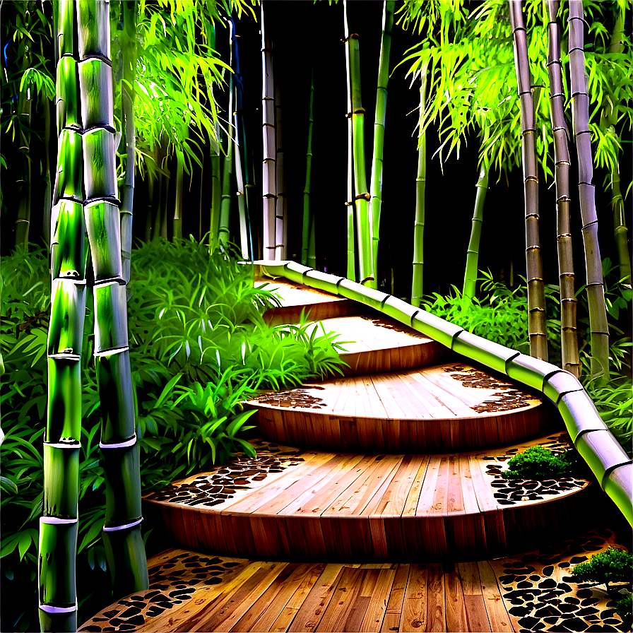 Download Bamboo Forest Path Png 05032024 | Wallpapers.com