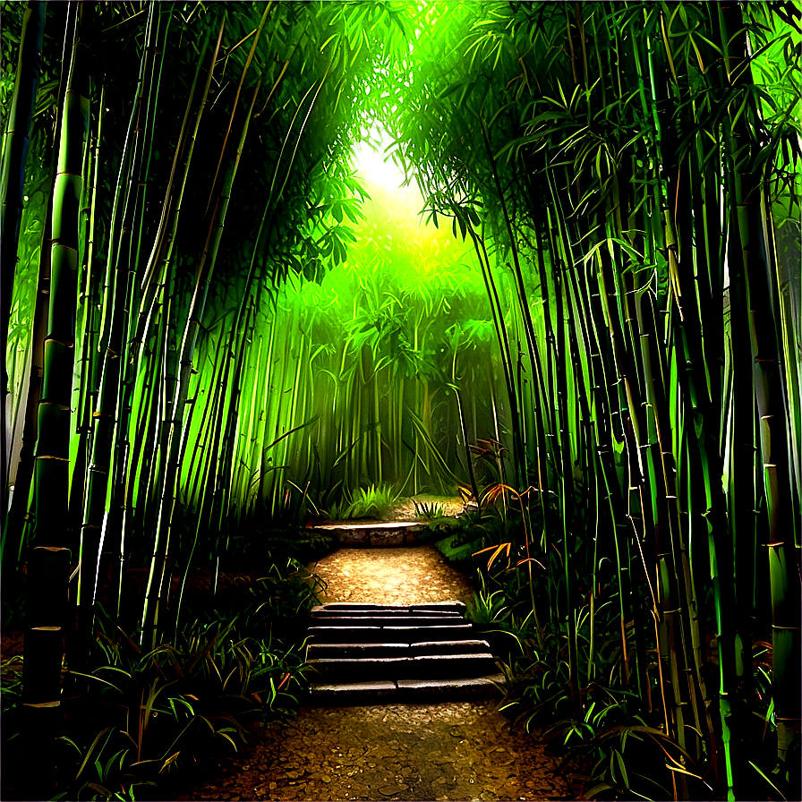 Bamboo Forest Path Png Tox79 PNG