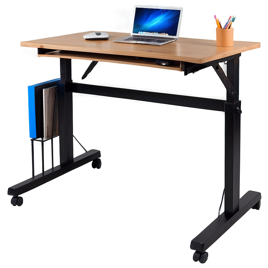 Bamboo Sit Stand Desk Png Mfm80 PNG