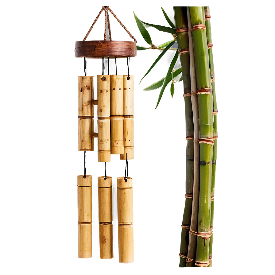 Bamboo Wind Chimes Png Raf29 PNG