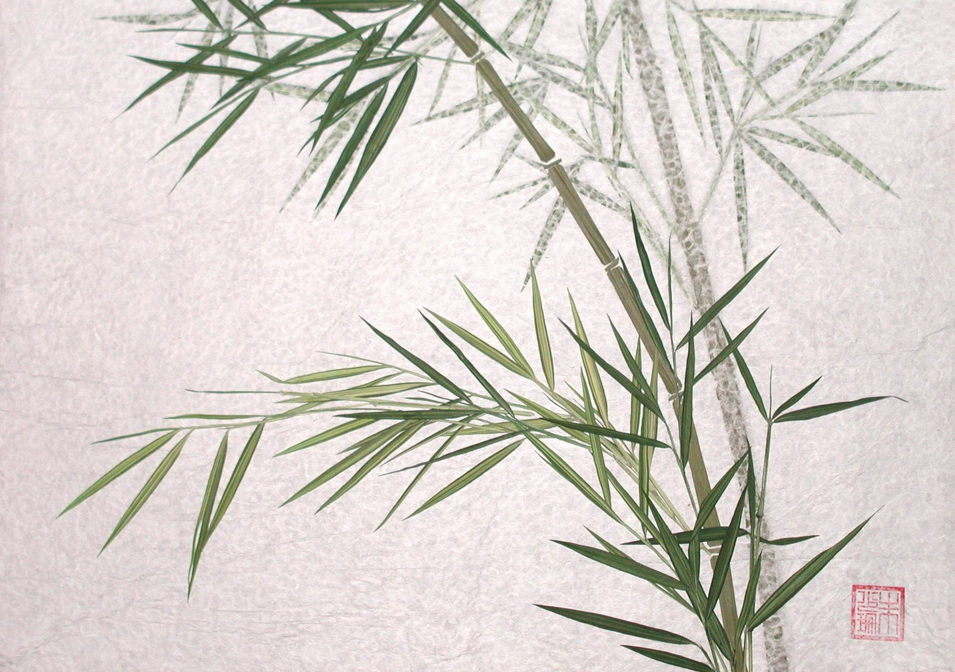 Bambus Plant Kunst Wallpaper