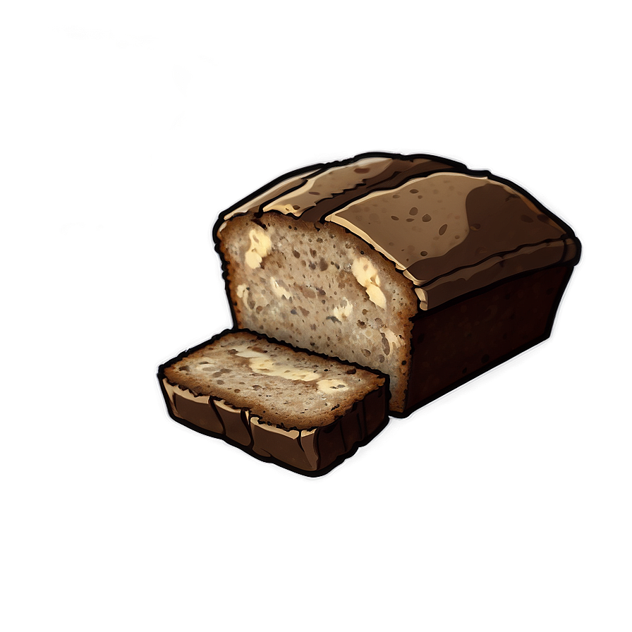 Banana Bread Slice Png 45 PNG