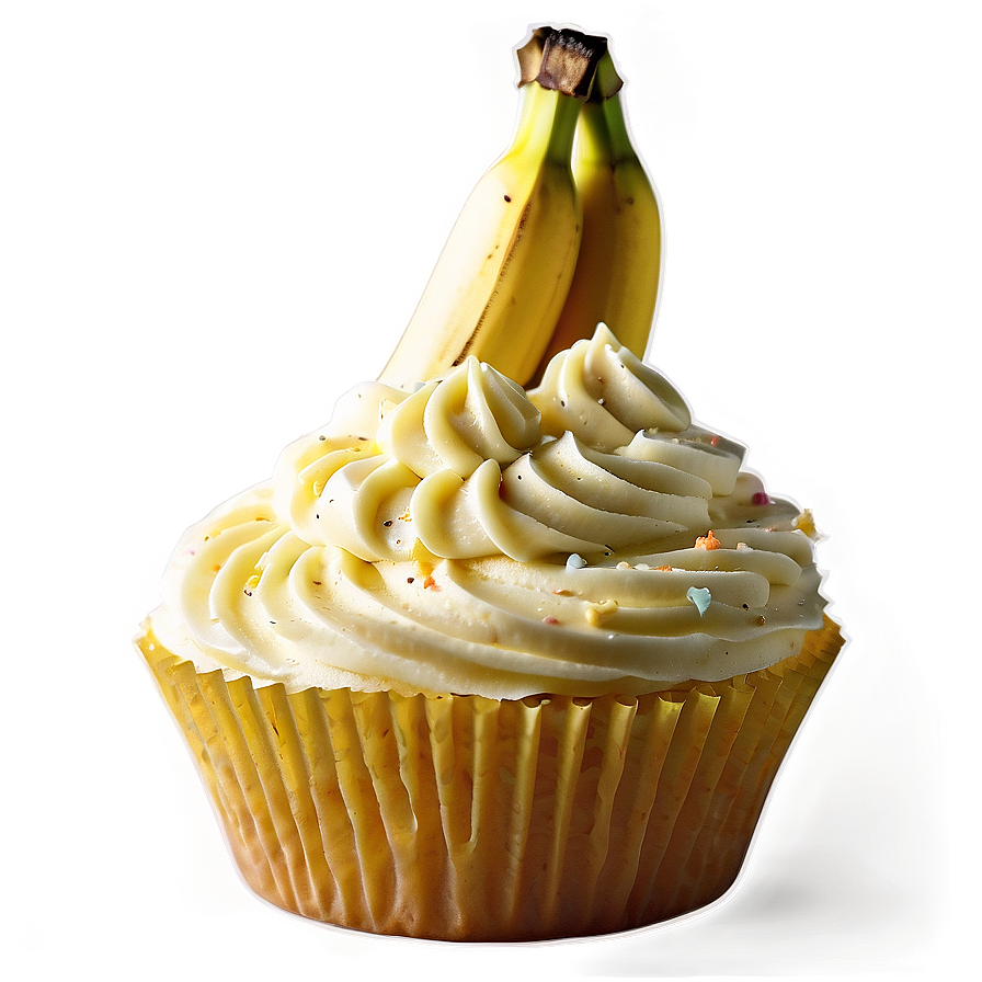 Banana Cupcakes Png Gix32 PNG