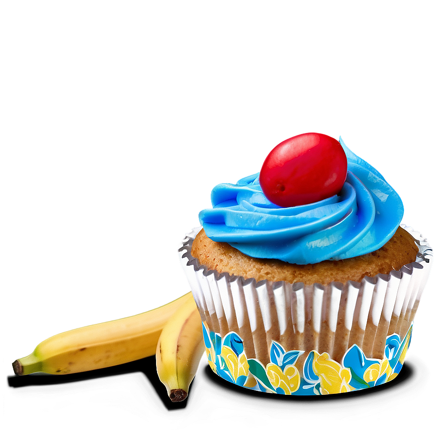 Banana Cupcakes Png Xsp PNG