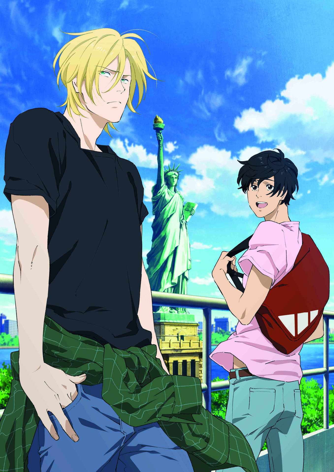 Banana Fish New York Ash Eiji Wallpaper