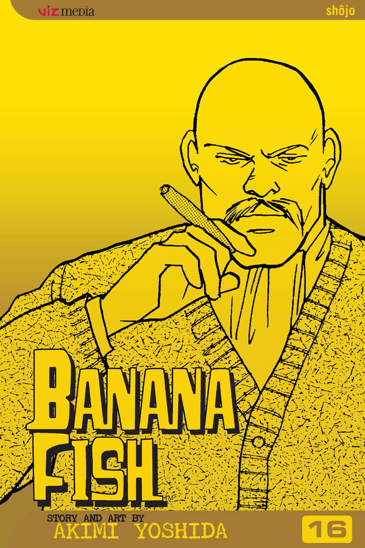Zweiprotagonisten Der Anime-serie Banana Fish Strahlen In Einer Fesselnden Pose.
