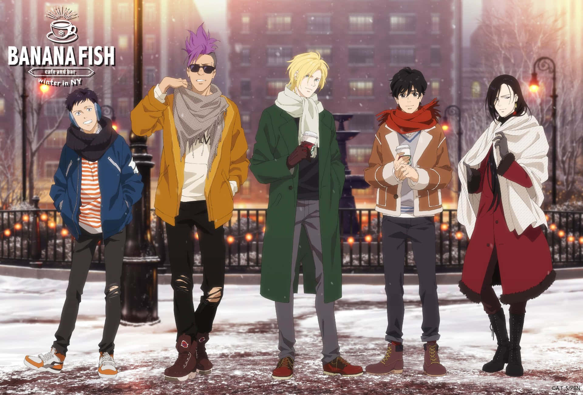 Banana Fish Musim Dingin Di New York Wallpaper