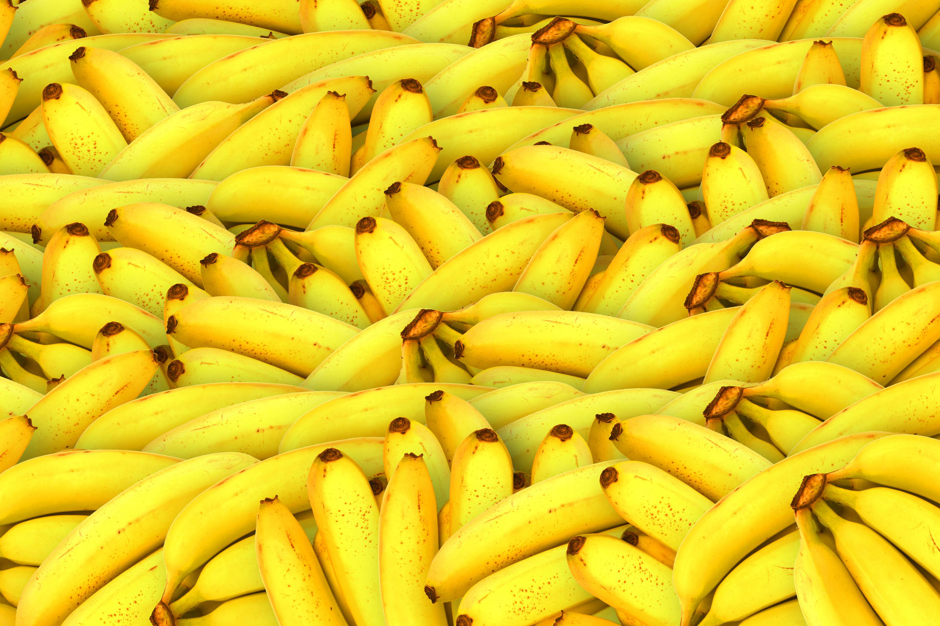 Banana Fruit On Stem Wallpaper