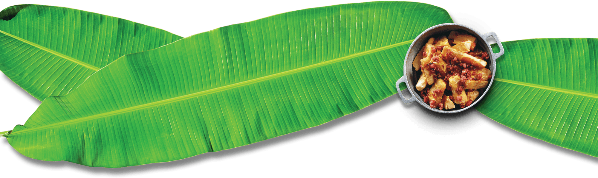 Banana Leafwith Food Presentation PNG