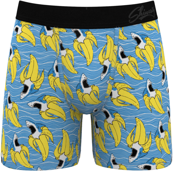 Download Banana Pattern Boxer Shorts | Wallpapers.com