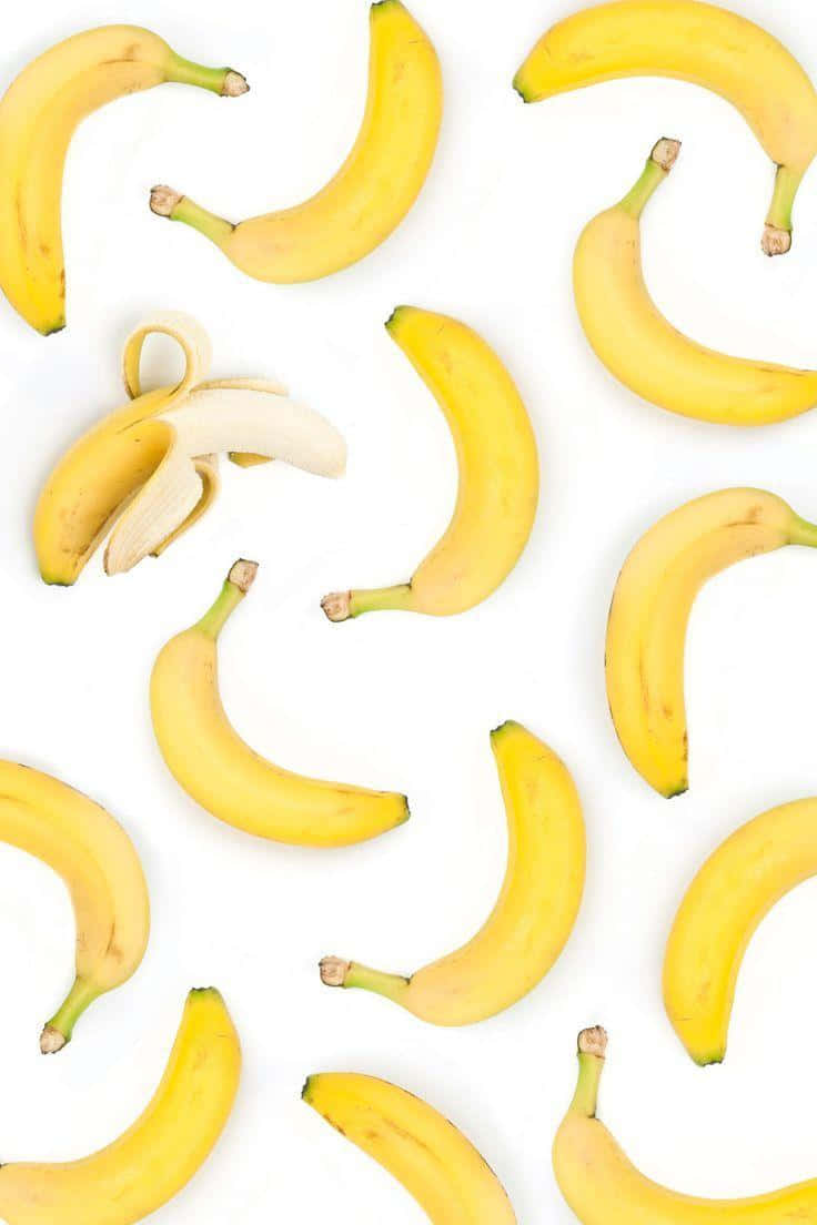Plátanosrecién Cosechados Para Un Delicioso Tentempié.