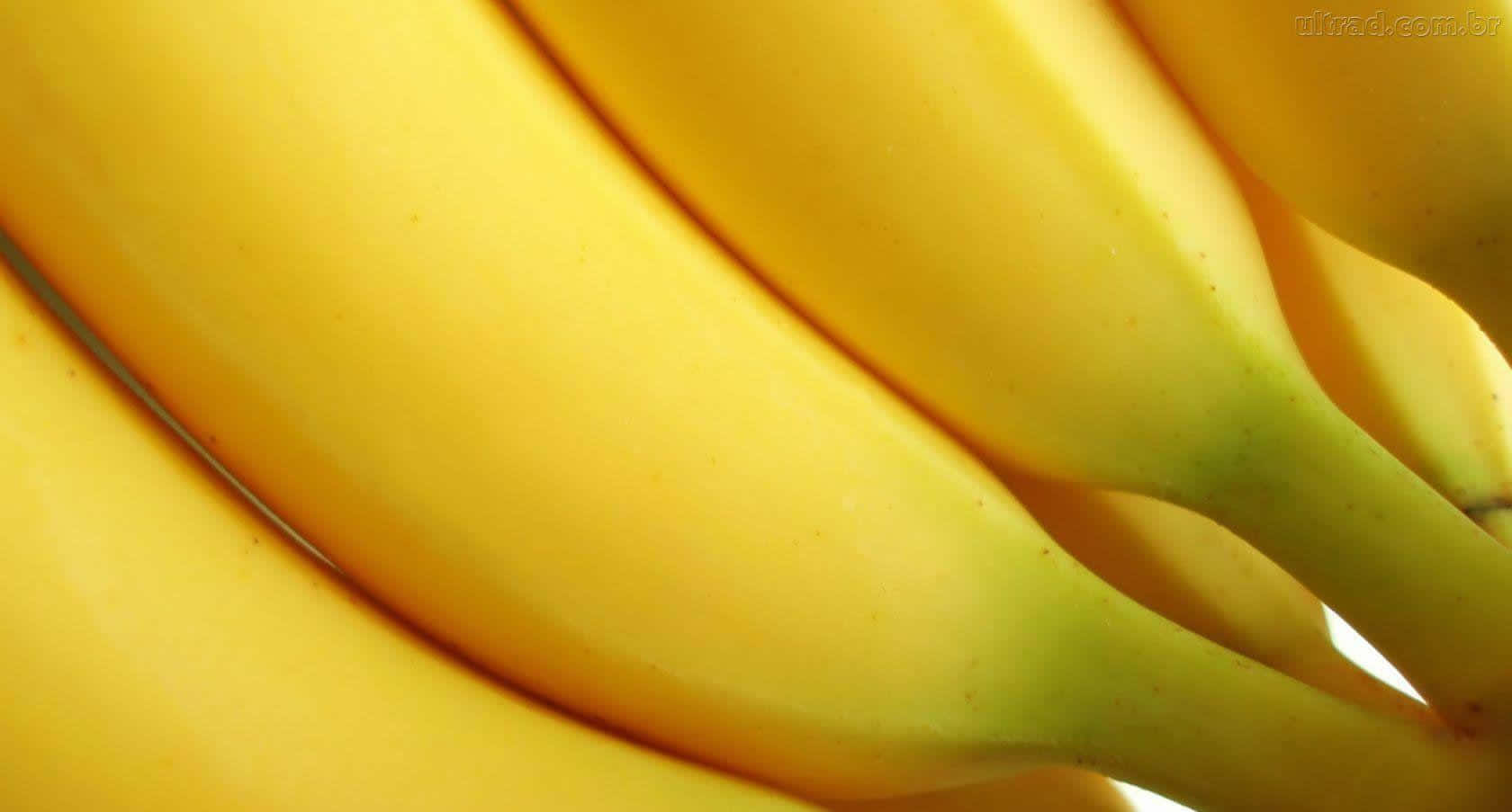Enknippe Bananer Redo Att Ätas