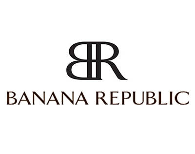 Pósterdel Logotipo De Banana Republic. Fondo de pantalla