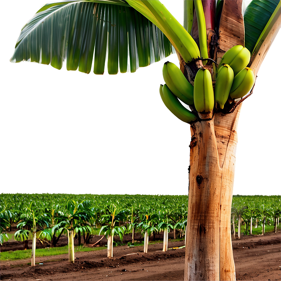 Banana Tree Orchard Field Png Nel PNG