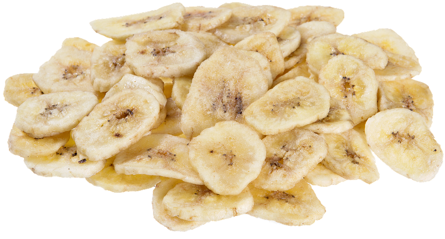 Banana_ Chips_ Pile_ Dry_ Fruits PNG