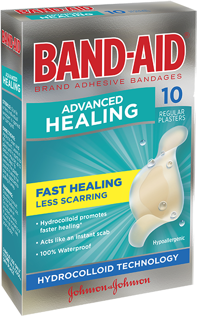 Band Aid Advanced Healing Box PNG