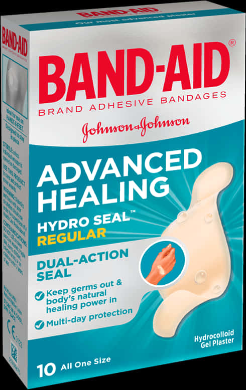 Band Aid Advanced Healing Hydro Seal Box PNG