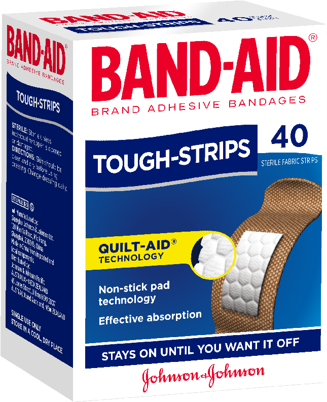 Band Aid Tough Strips Box PNG