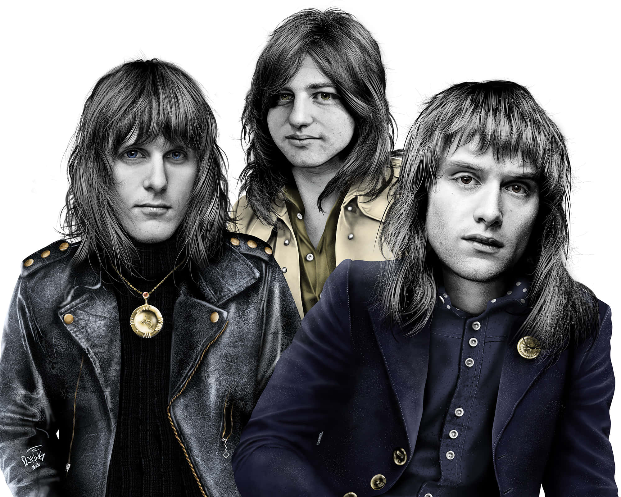 Yhtye Emerson, Lake & Palmer Lavalla Taustakuva