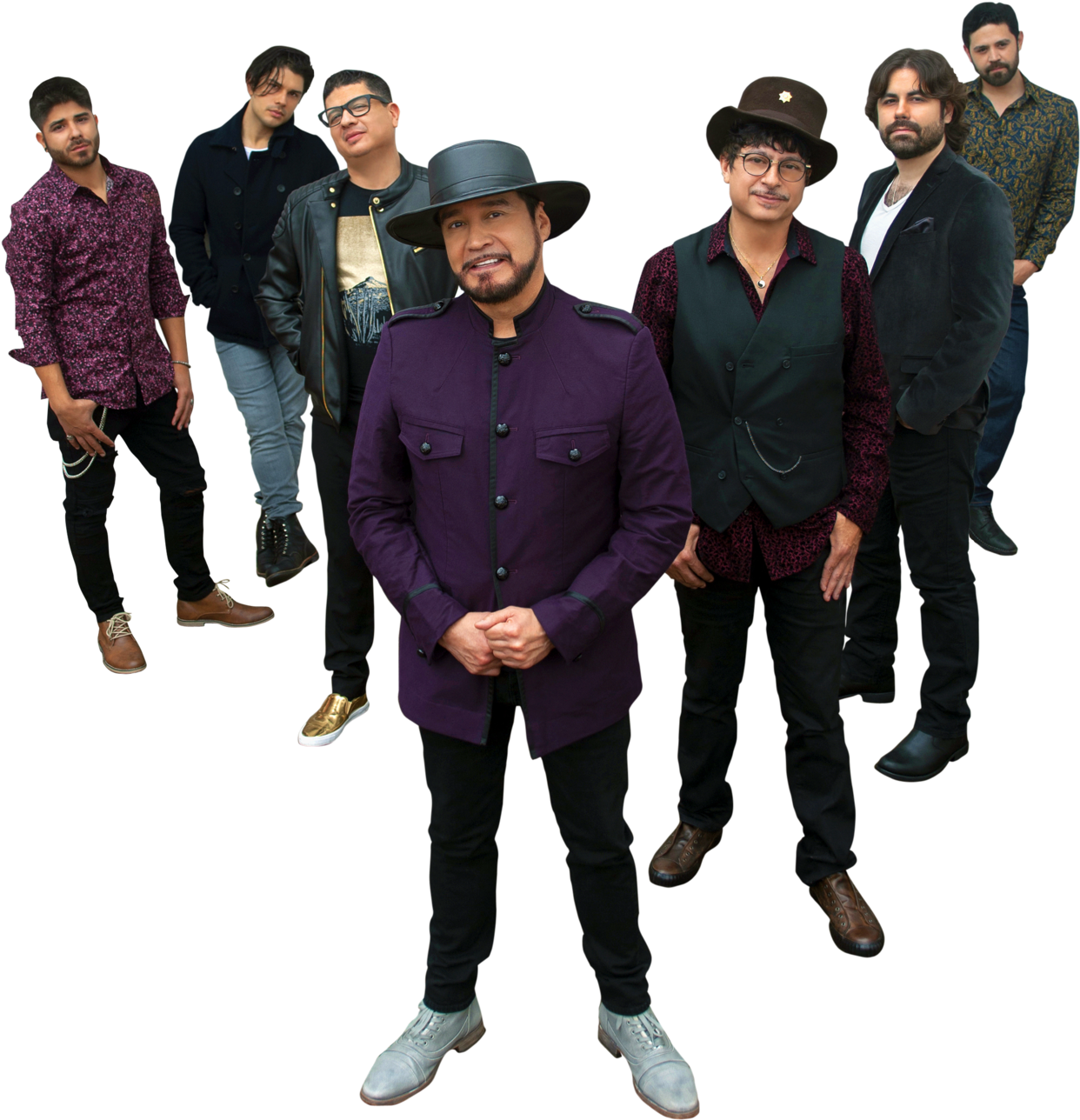 Band Group Portrait Standing PNG