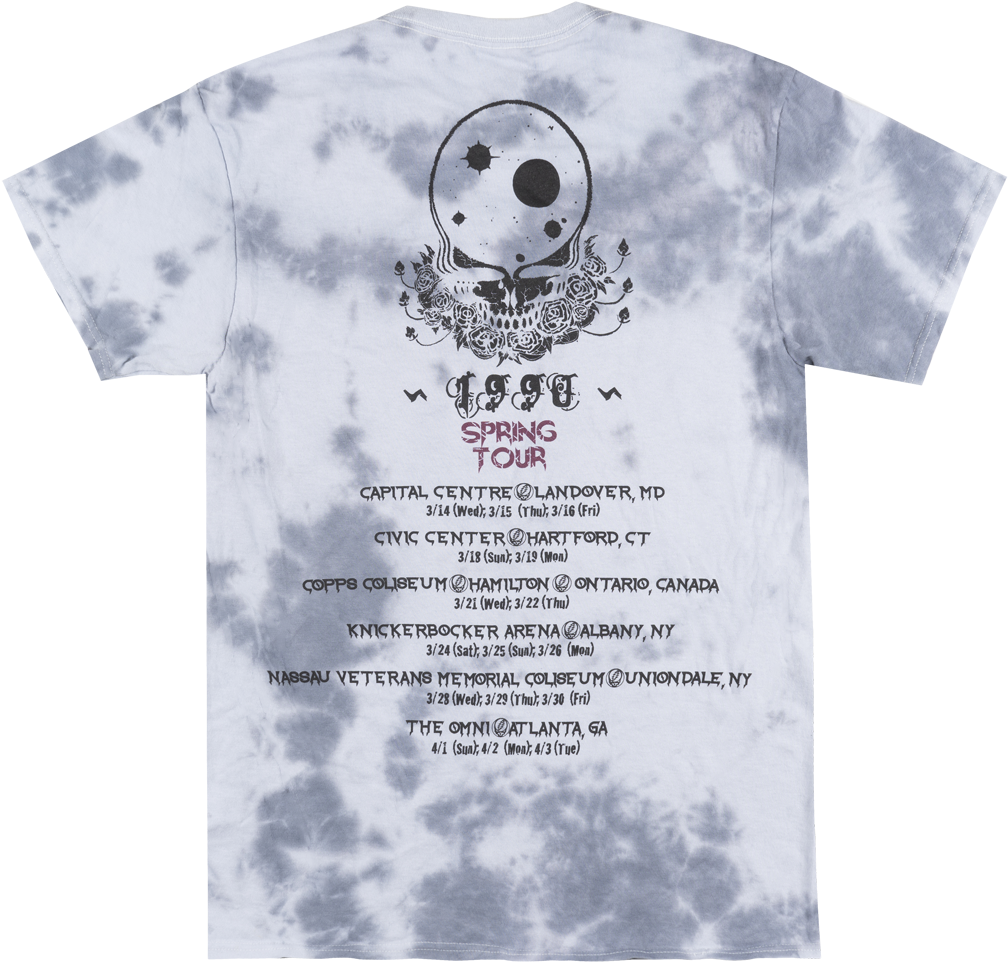 Band Spring Tour T Shirt Design PNG