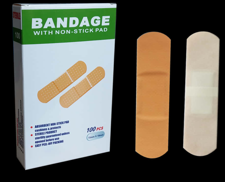 Bandage_ Box_and_ Strips PNG