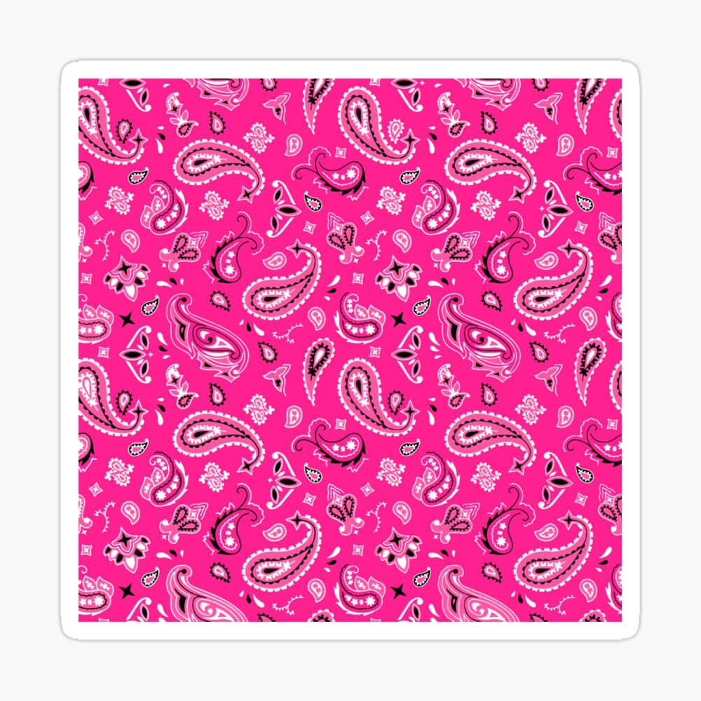 Vibrant and detailed bandana pattern background