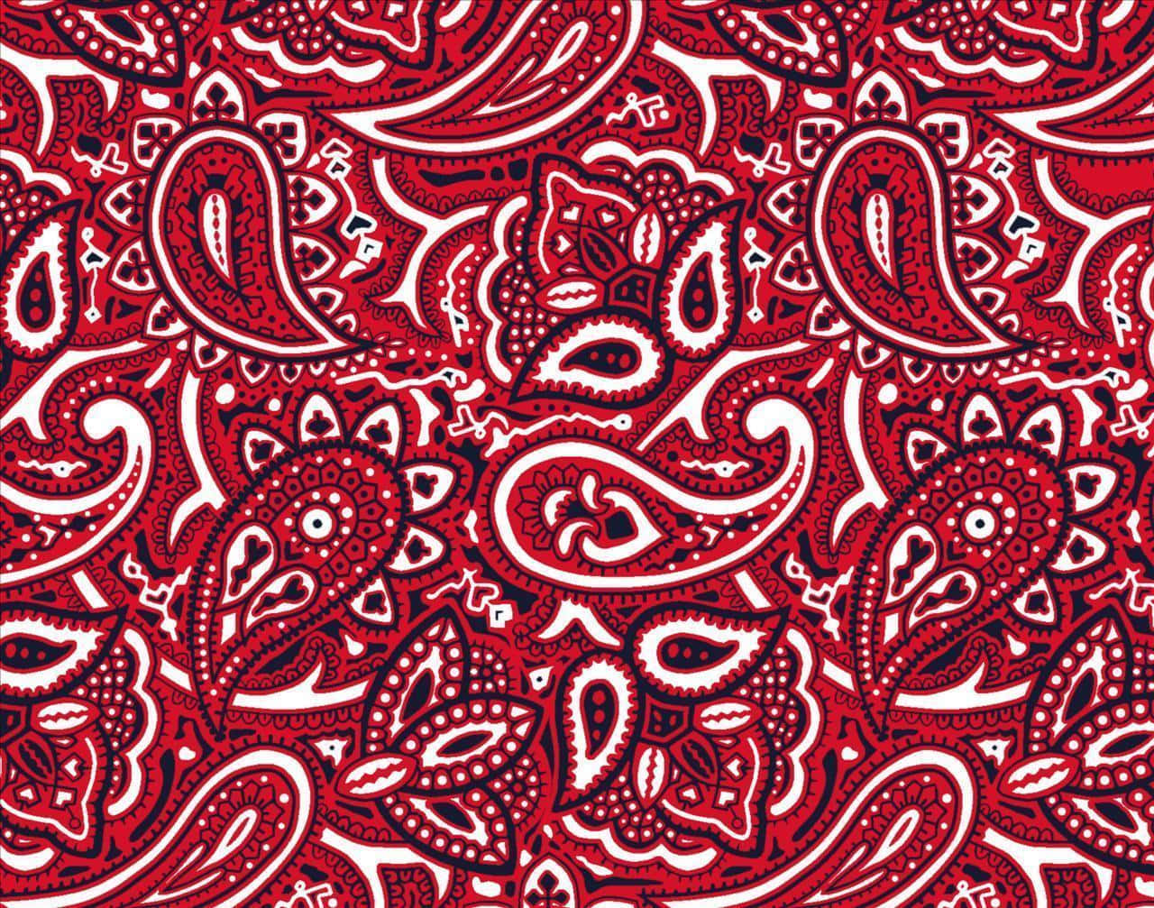 Stylish bandana pattern background