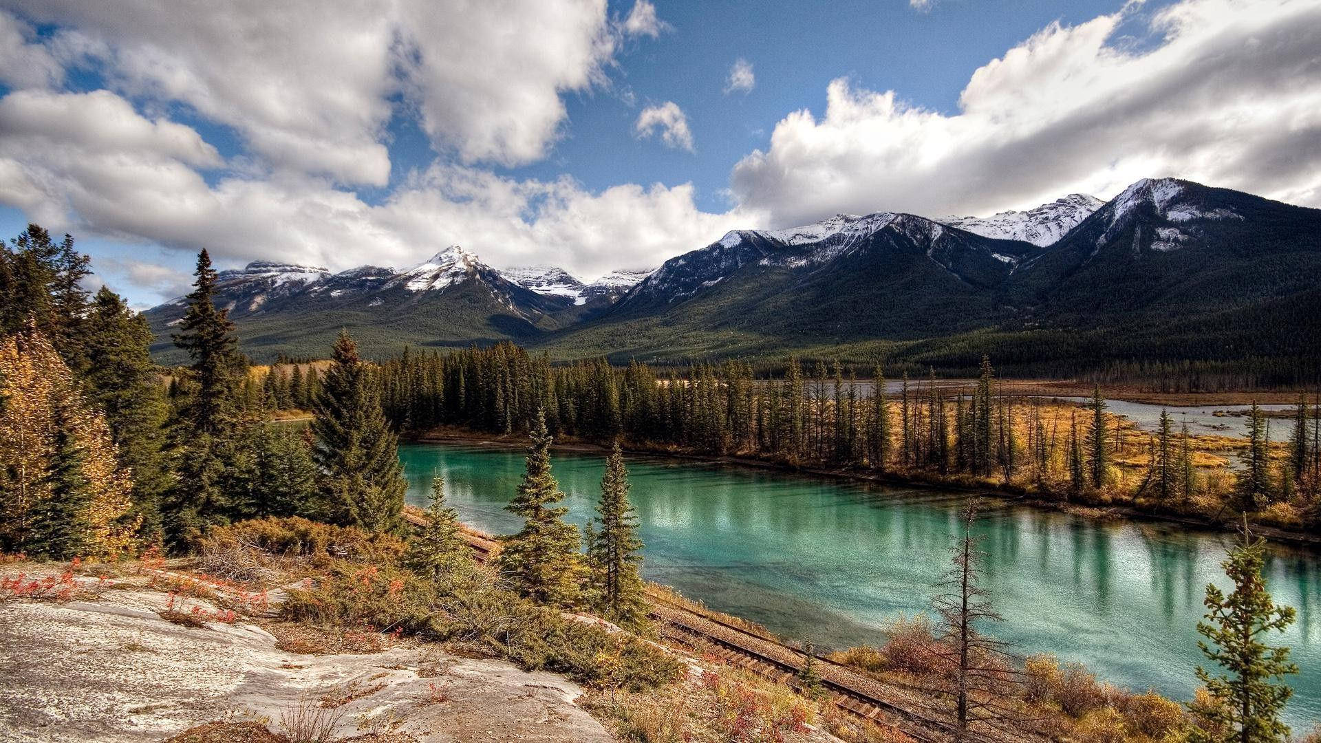 Banff National Park Aesthetic Landscape