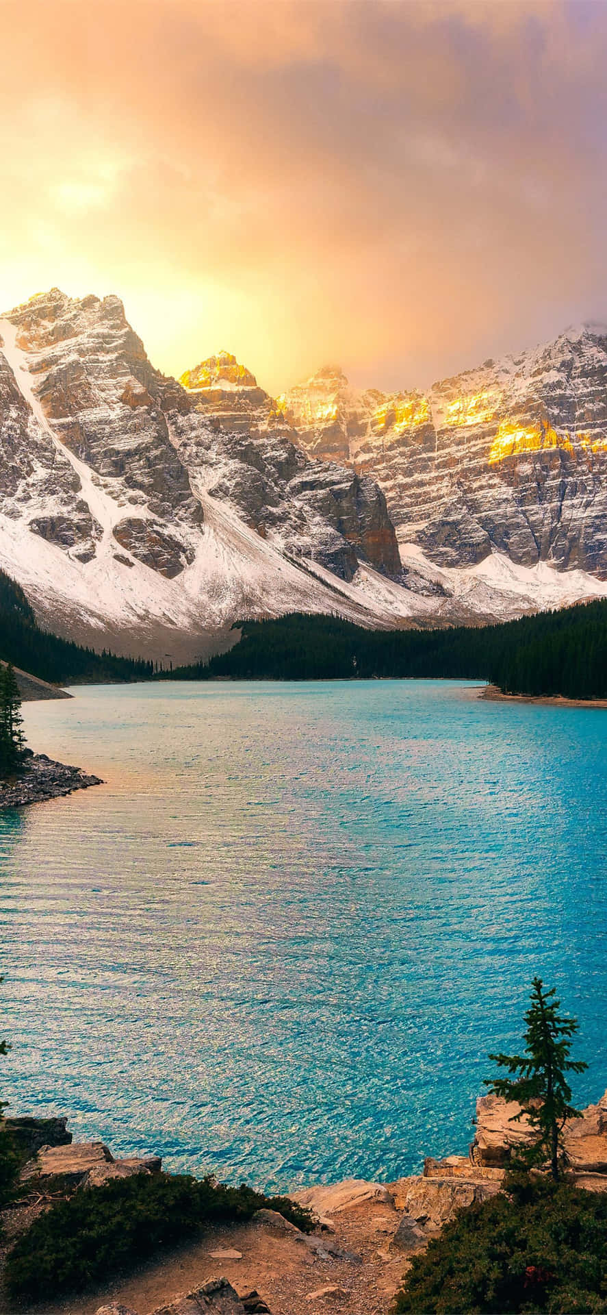 Banff National Park Sunrise Wallpaper